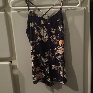 Baby girl floral romper